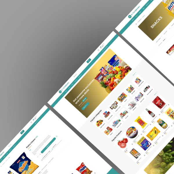 E-Tindahan multivendor eCommerce interface mockup